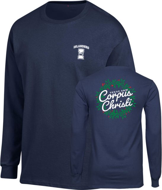 Texas A&M University-Corpus Christi Wreath Long Sleeve T-Shirt