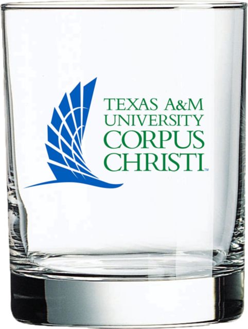 Texas A&M University-Corpus Christi Double Old Fashioned 14 oz. Glass