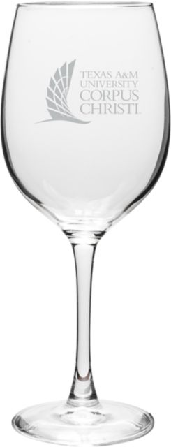 Texas A&M University-Corpus Christi 16 oz. Wine Glass