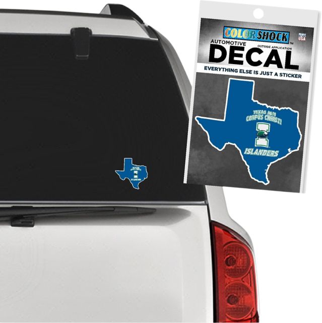 Texas A&M University-Corpus Christi Islanders State Decal