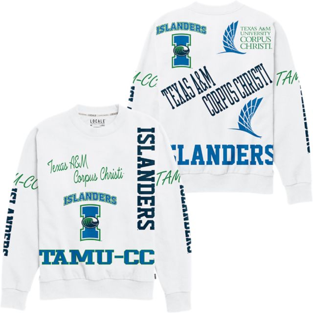 Texas A&M University-Corpus Christi Women's Collage Kelsey Crewneck Sweatshirt