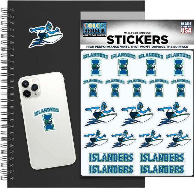 Texas A&M University-Corpus Christi Islanders Sticker Sheet