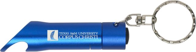 Texas A&M University-Corpus Christi Keychain with Bottle Opener Flashlite