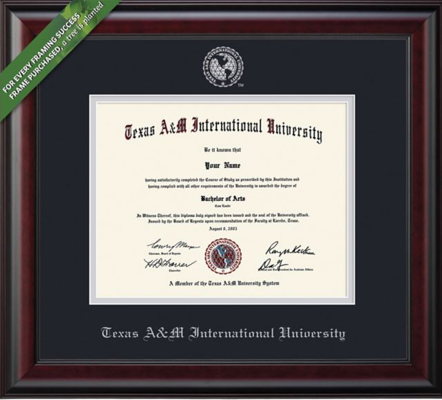 Texas A&M International University 11'' x 14'' Classic Diploma Frame
