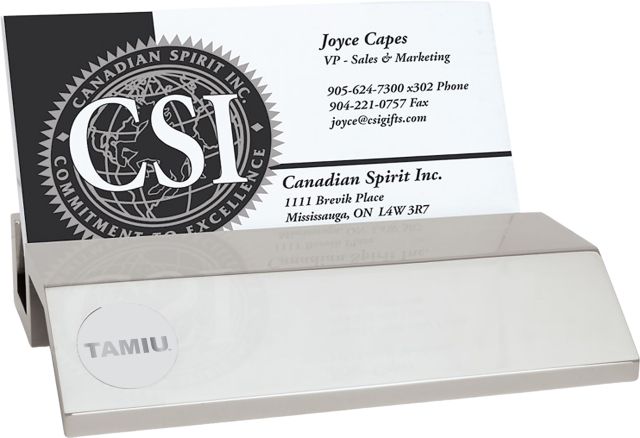 Texas A&M International University Business Card Holder