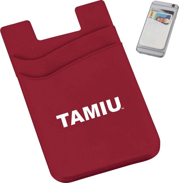 Texas A&M International University Silicone Card Wallet