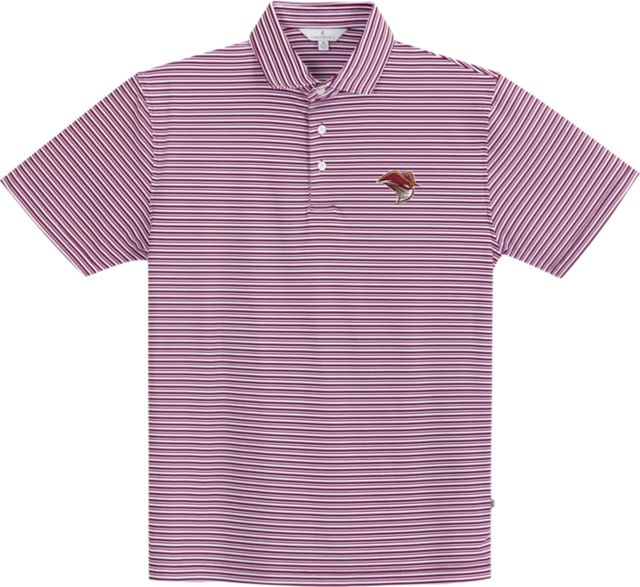 Texas A & M International University Stripe Performance Polo