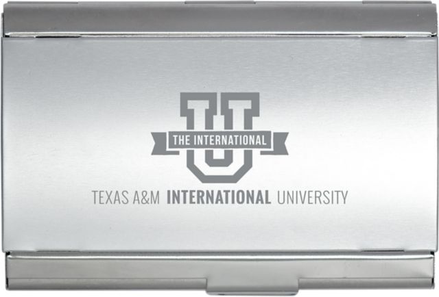 Texas A & M International University Business Card Case