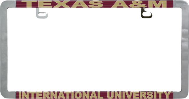 Texas A&M International University License Plate Frame