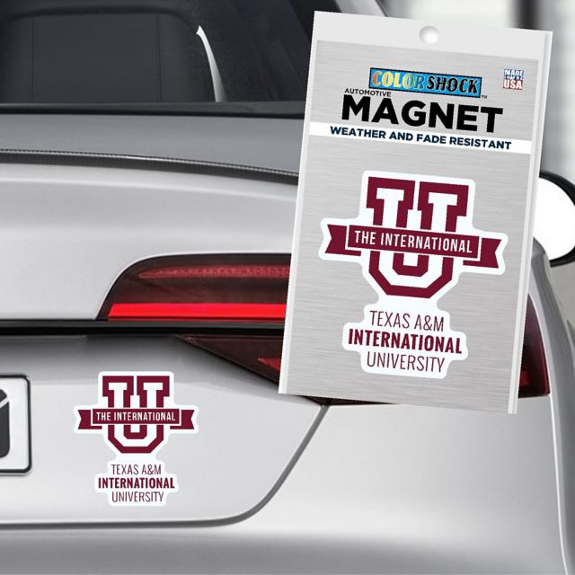 Texas A&M International University 6x6 Magnet
