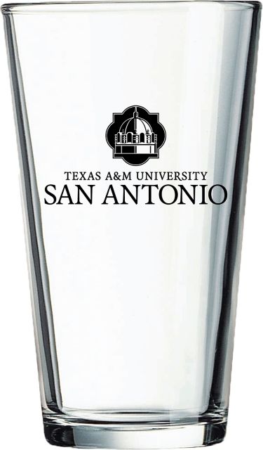 Texas A&M University-San Antonio 16 oz. Glass
