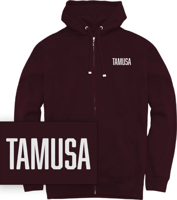 Texas A&M University-San Antonio Chainstitch Full Zip Hooded Sweatshirt