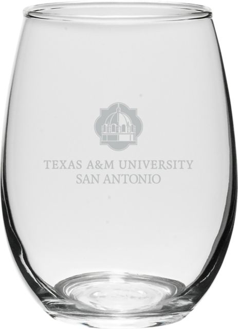 Texas A&M University-San Antonio 21 oz. Wine Glass
