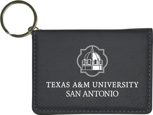 Texas A&M University-San Antonio Leather ID Holder