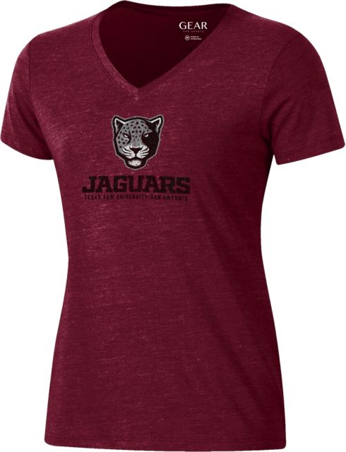 Texas A&M University-San Antonio Jaguars Women's V-Neck Short Sleeve T-Shirt