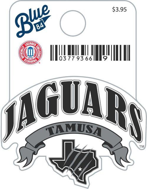 Texas A&M University-San Antonio Jaguars Mini Sticker