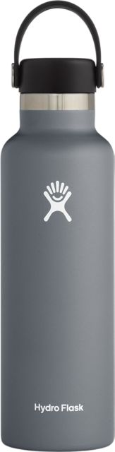 Hydro Flask Bottle Standard Mouth Flex Cap 21oz Stone