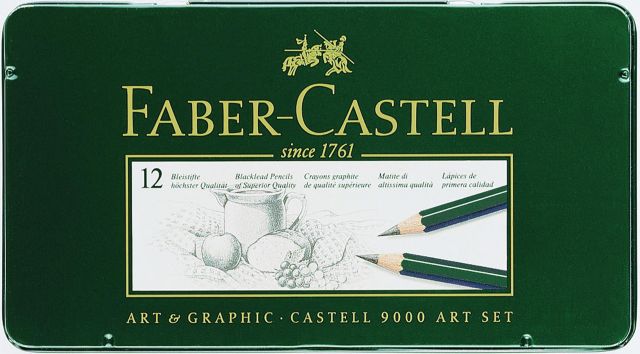 Faber Castell 9000 Castell Art 12 Ct Set: Western Michigan University