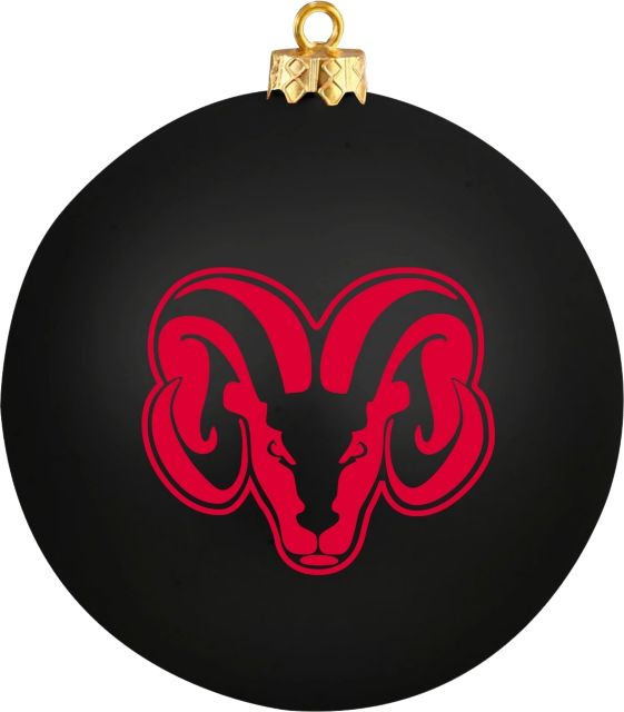 Fresno City College Rams Round Shatterproof Ornament