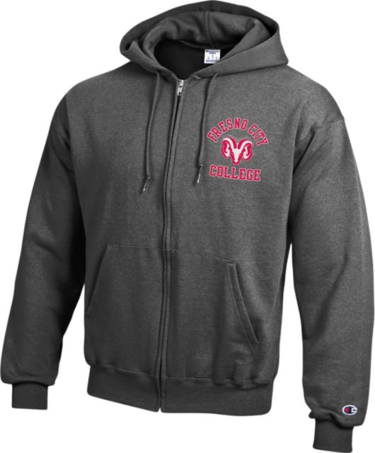 Fresno City College Rams Full-Zip Hooded Sweatshirt