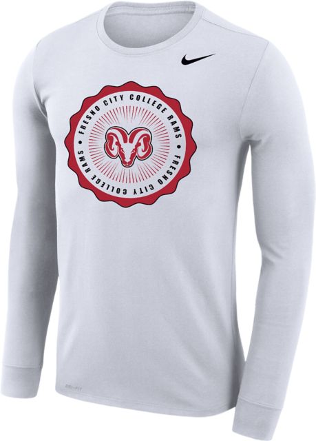 Fresno City College Rams Dri-Fit Legend Long Sleeve Tee: