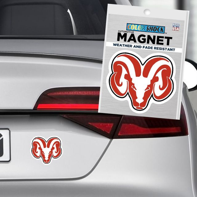 Fresno City College Rams 4" x 4" Magnet