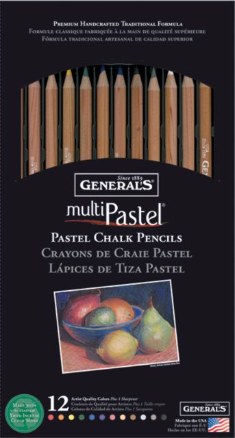 PASTEL CHALK PENCILS 12/SET: New Jersey Institute Of Technology