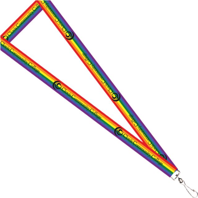 Clovis Community College Pride 3-4'' Lanyard