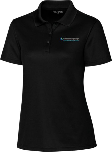 Clovis Community College Women's Spin Pique Polo