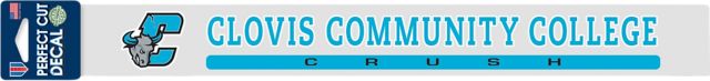 Clovis Community College Crush 2x17 Decal