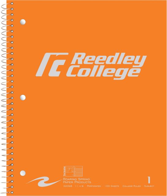 Reedley College Notebook 100-Sheet