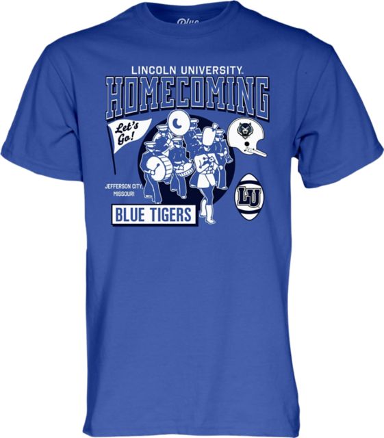 Lincoln University Blue Tigers Football 2024 Homecoming Short Sleeve T-Shirt