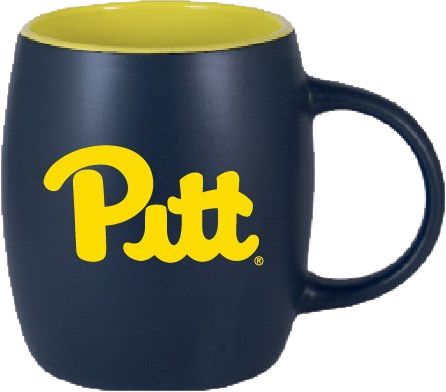 University of Pittsburgh at Bradford Panthers 12 oz. Robusto Mug