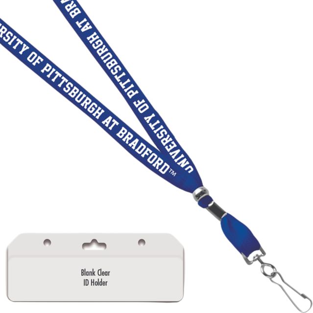 University of Pittsburgh at Bradford Card Dispenser Lanyard