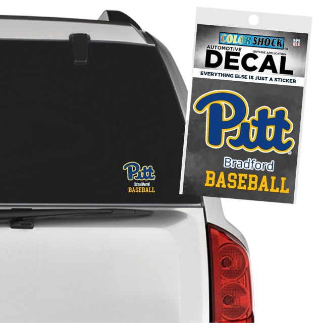 University of Pittsburgh at Bradford Panthers Baseball Decal