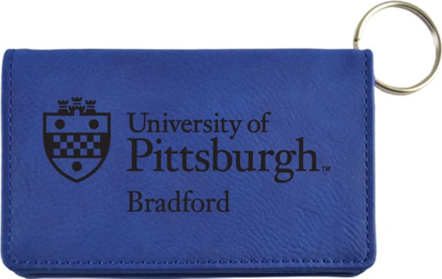 University of Pittsburgh at Bradford Leather ID Holder