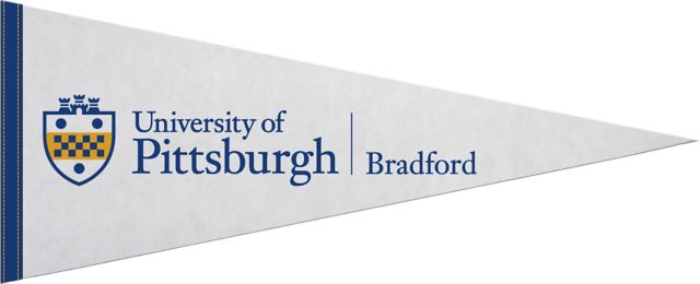University of Pittsburgh at Bradford 12"X30" Full Color Pennant