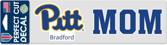 University of Pittsburgh at Bradford 3'' x 10'' Mom Decal