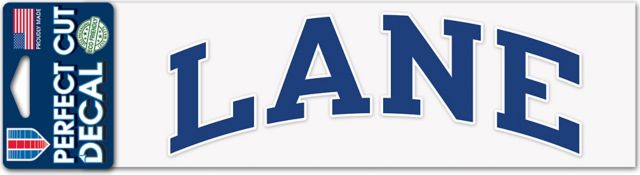 Lane Community College 3'' x 10'' Perfect Cut Decal