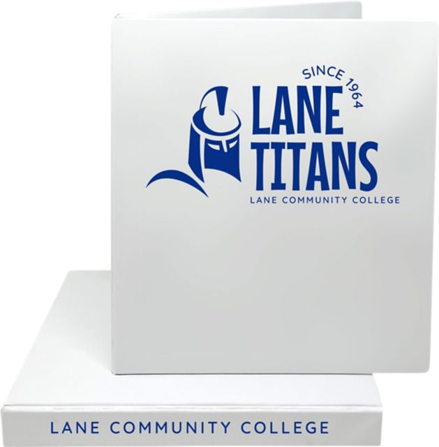 Lane Community College 1 in. Binder