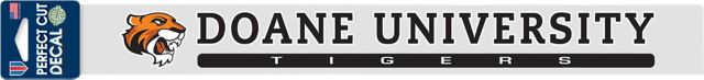 Doane University 2'' x 17'' Perfect Cut Decal