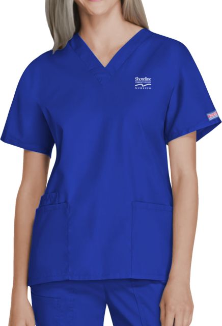 Womens Royal WW Originals V Neck Scrub Top - ONLINE ONLY