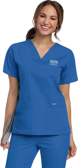 Women's V-Neck Scrub Top 2XL 3XL
