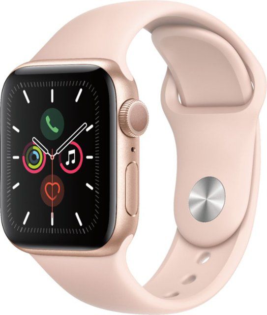 Apple watch series 5 40mm white band hot sale