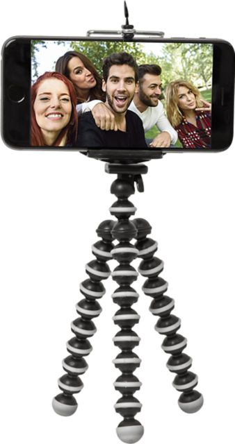 EMERGE TECH Selfie Tripod Kit, Black