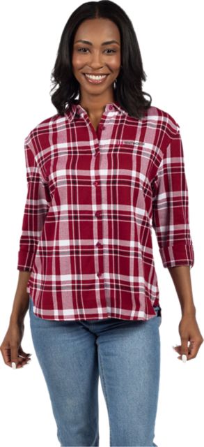 Whitworth University Women's Plaid Shirt