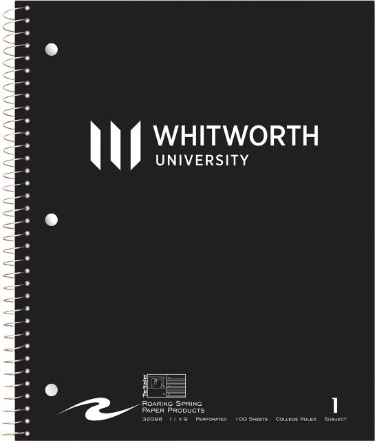 Whitworth University Notebook 100-Sheet