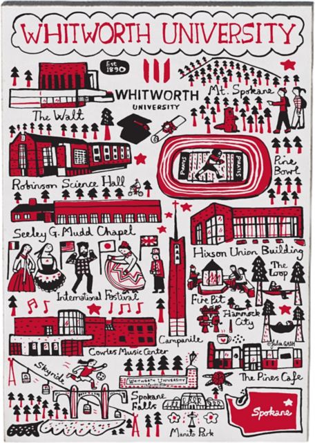 Whitworth University Jumbo Magnet