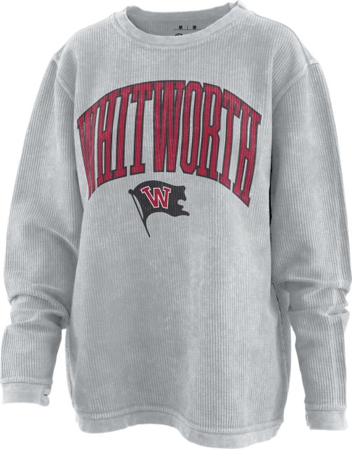 Whitworth University Women's Corded Crewneck Sweatshirt
