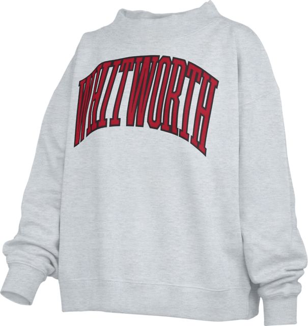 Whitworth University Women's Parke Mock Neck Crewneck Sweatshirt